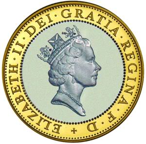 Pound coin clipart