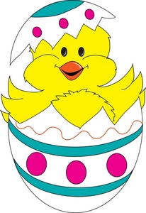Easter chick clipart images