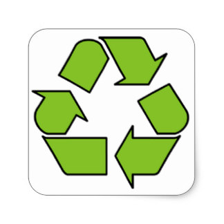 Recycle Symbol Stickers | Zazzle