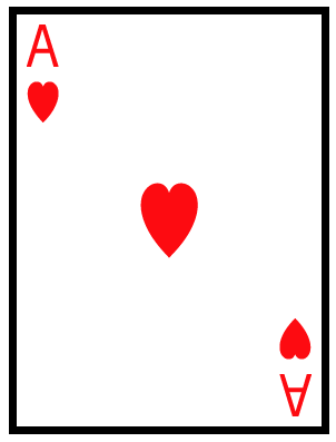 Ace Of Hearts Clipart