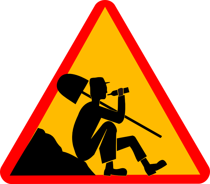 Men Working On Break Clip Art Download