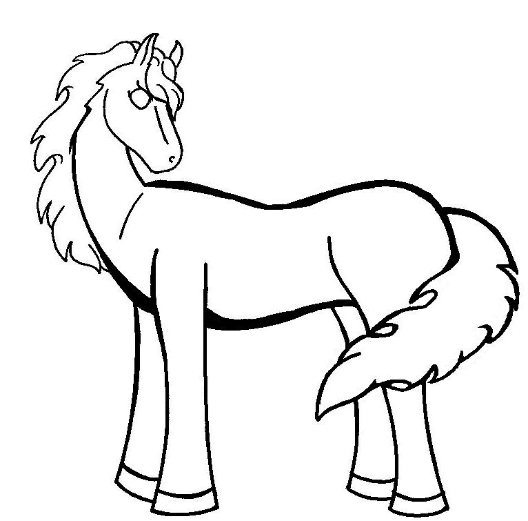 Pony outline by ZIM402 on DeviantArt