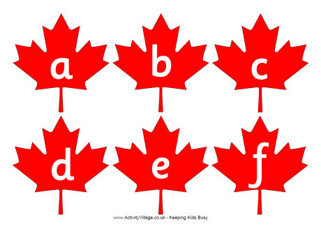 Maple Leaf Template