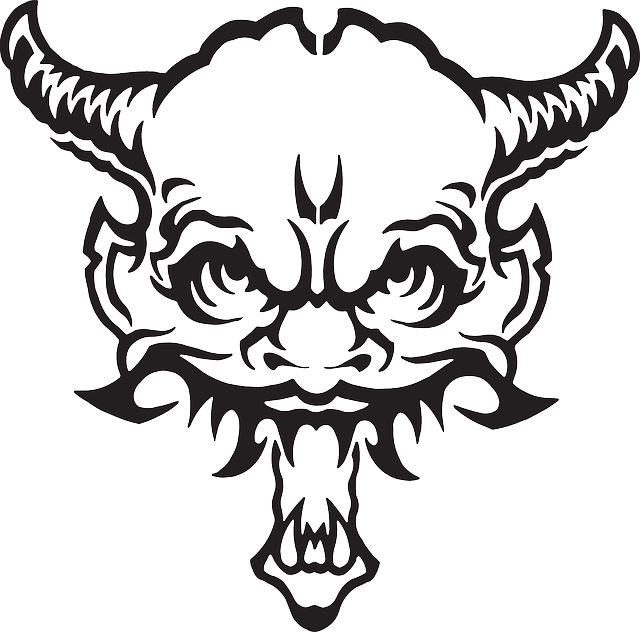 Demon Face Clipart
