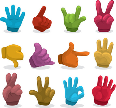 Cartoon hand gesture free vector download (17,158 Free vector) for ...