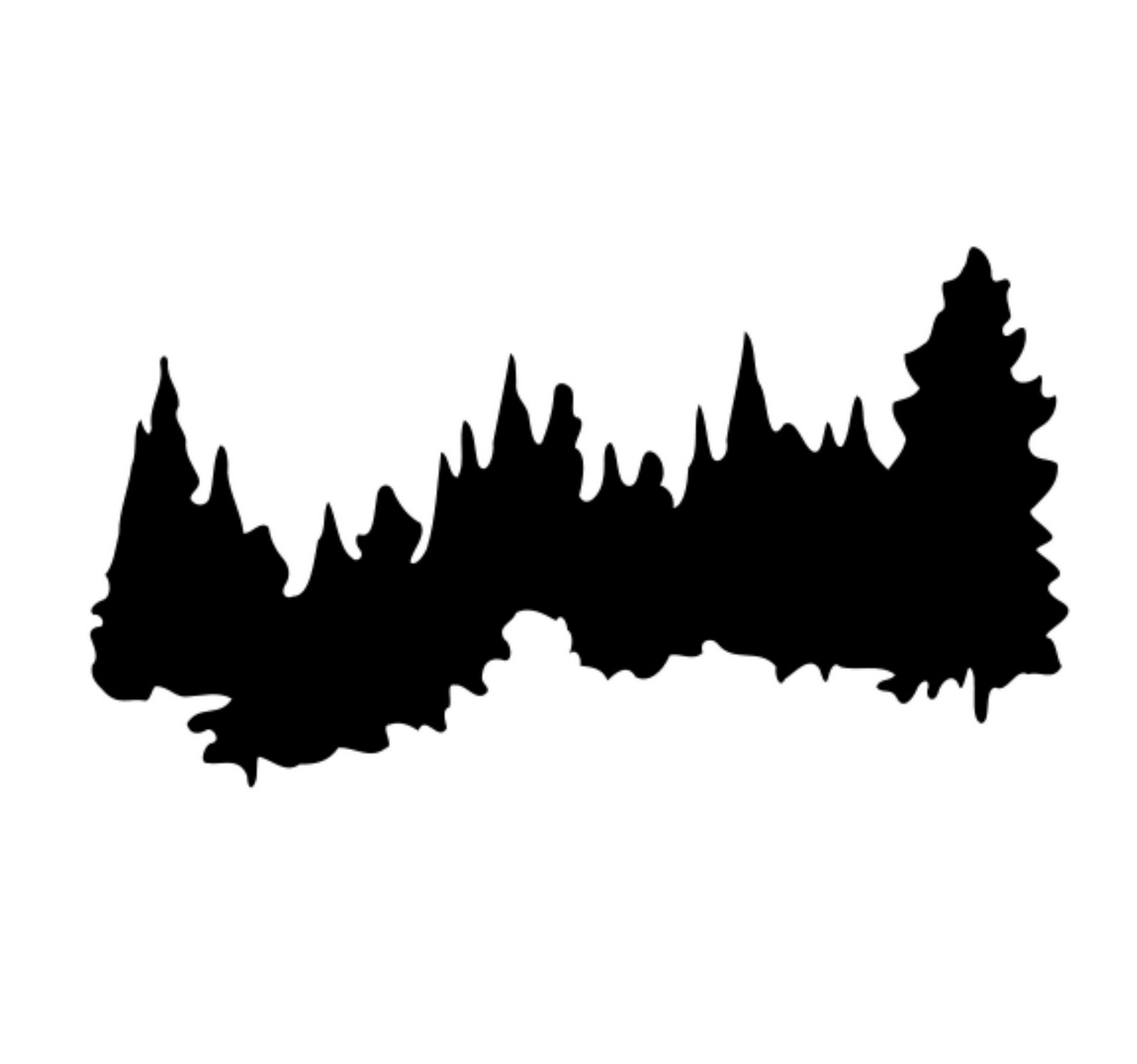 Forest clipart silhouette