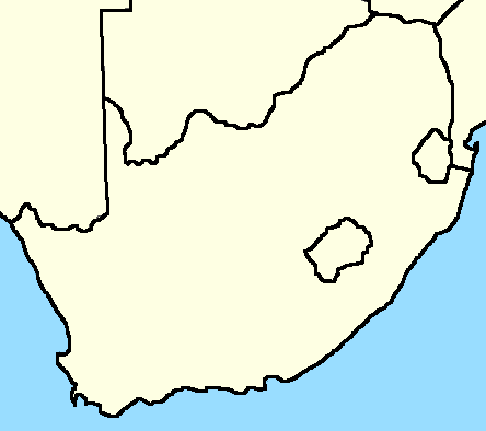 Blank Map: South Africa by GalacticPenguinTV on DeviantArt