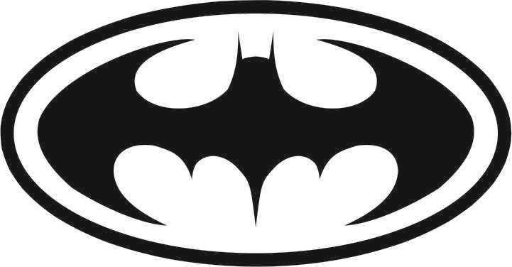 Batman Adesivo Simbolo Batman SÃ­mbolo Adesivo-mod 02 - 5cm - R$ 3 ...