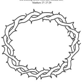 Coloring Pages Jesus Crown Of Thorns Archives - Mente Beta Most ...