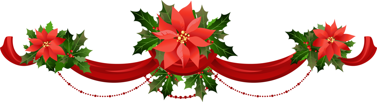 christmas garland clip art transparent christmas garland with ...