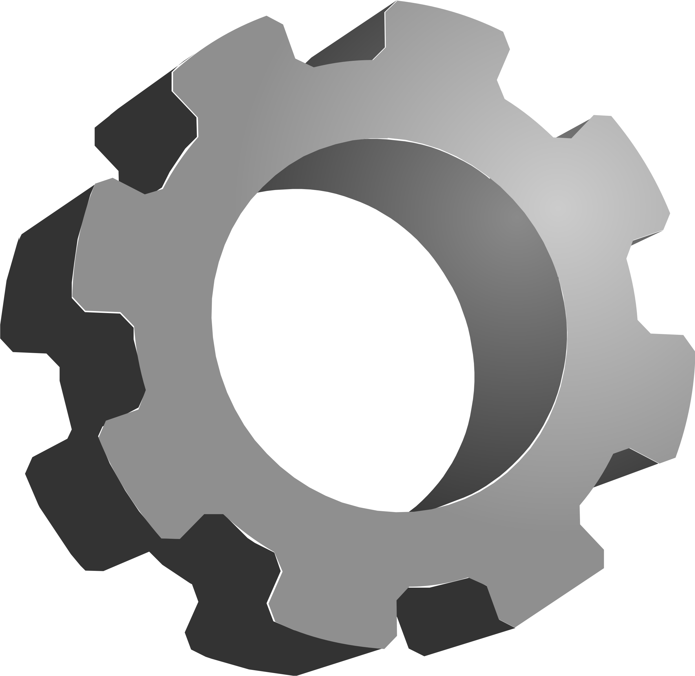 Clipart - Gear 3D
