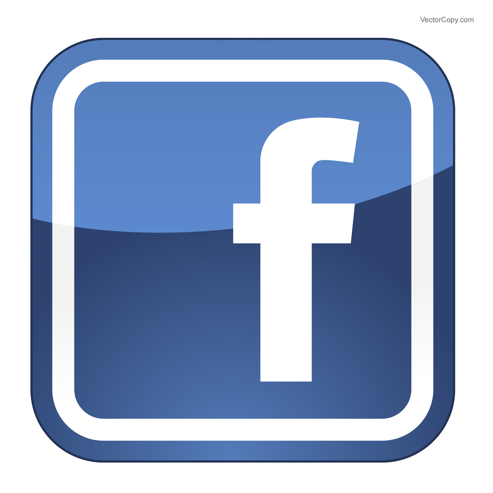 Black Facebook Icon Clipart