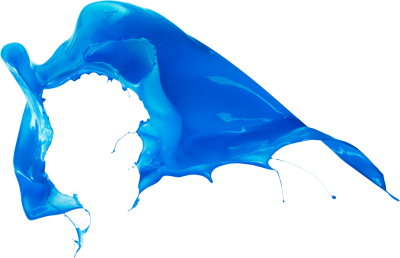 Blue Paint Splatter Clipart
