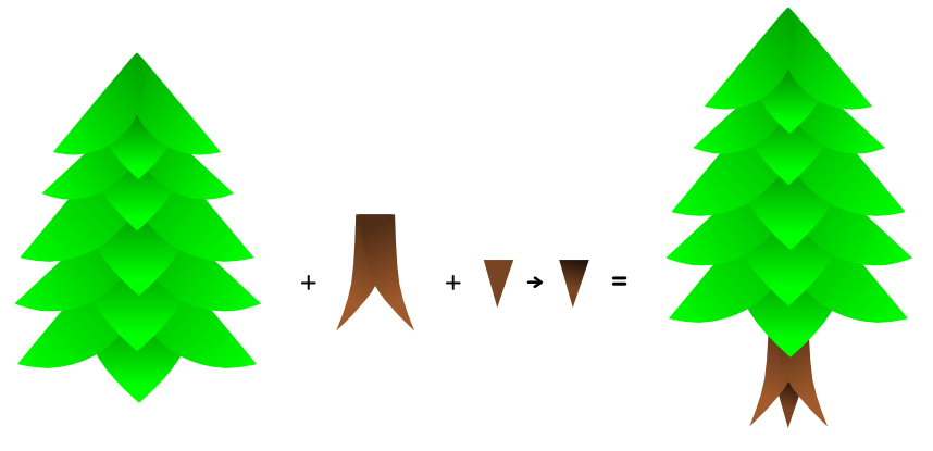 Inkscape Tutorial: Menggambar Pohon Natal Vector.