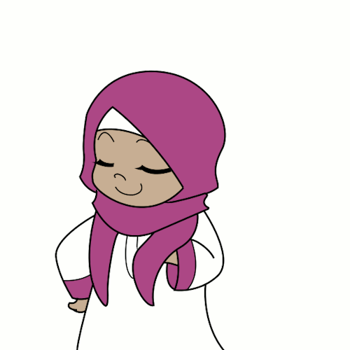 muslim animation doodles islam Hijabi Muslimah lol idk gif ...