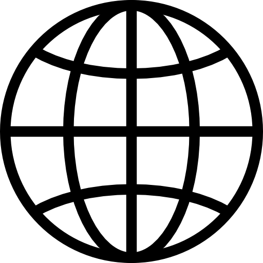 Globe Line Art
