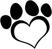 Dog Paw Prints | Cat Paw Print, Dog ...