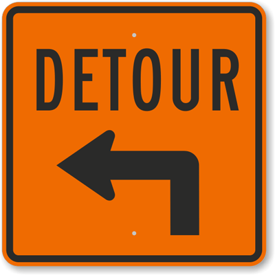 Detour Signs | Detour Ahead Signs