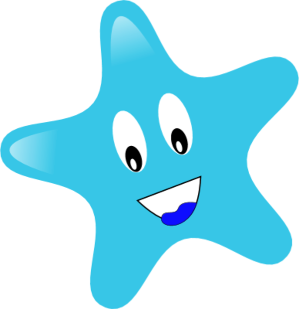 Smiley Stars Clipart