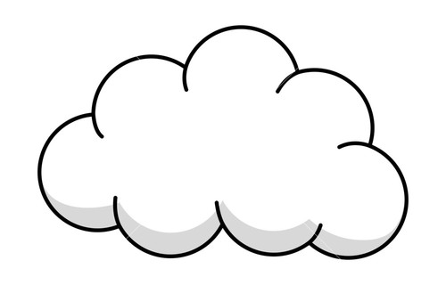 Comic Explosion Cloud Vector Illustration