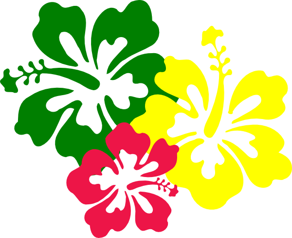 Hawaiian Flowers Clip Art