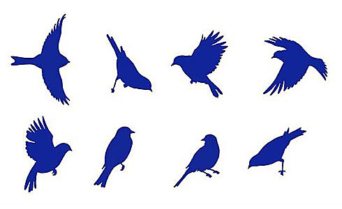 Garden Birds Stencil See more Bird and Butterfly Stencils: http ...