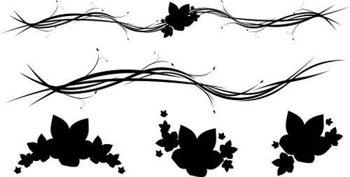 30 Free Swirl,Curly and Floral Vectors for Designers - Designbeep