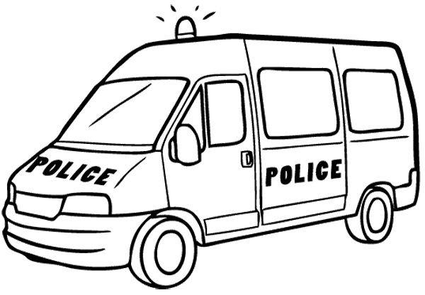 Car Ambulance Police Coloring Page - Police Car car coloring pages ...