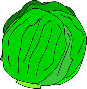Lettuce Clipart Black And White - Free Clipart Images