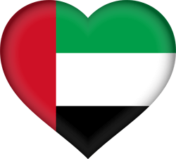 The United Arab Emirates flag clipart - country flags