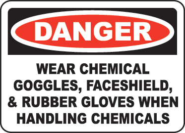 When Handling Chemicals Sign G4822 - by SafetySign.com