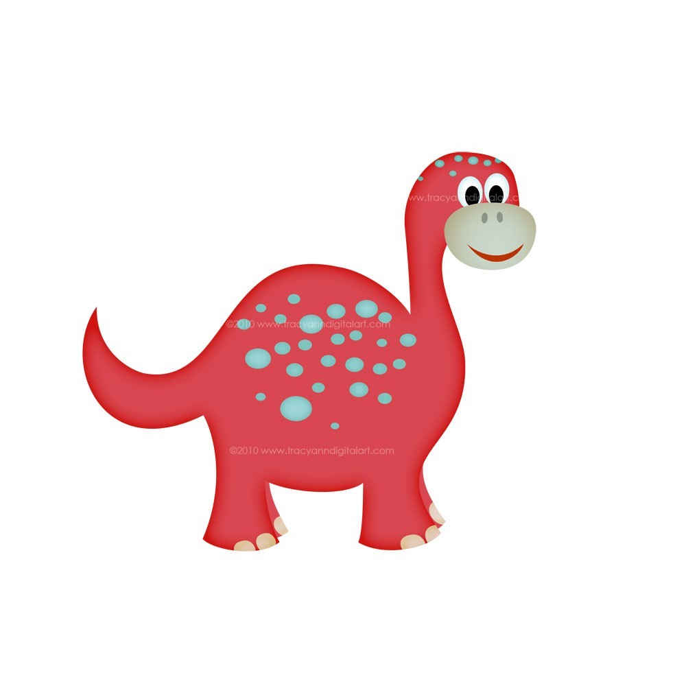 Cute dinosaur clipart