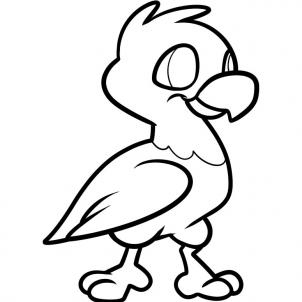 Animals - How to Draw an Eagle for Kids