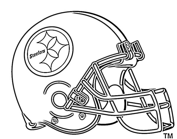Football Helmet Coloring Pages | Hagio Graphic