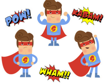 superhero clip art