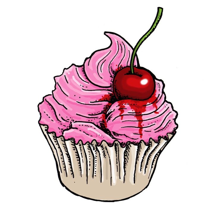 cartoon cupcake