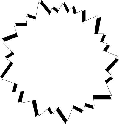 Free Stock Photos | Illustration Of A Blank White Star Burst ...