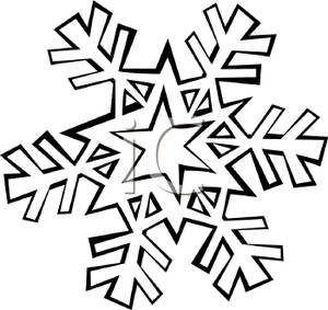 Snowflake Clipart Black And White - Free Clipart ...