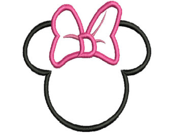 Minnie Mouse Head Outline