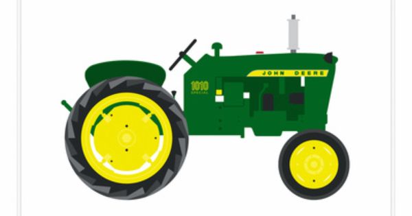 Tractor clipart john deere