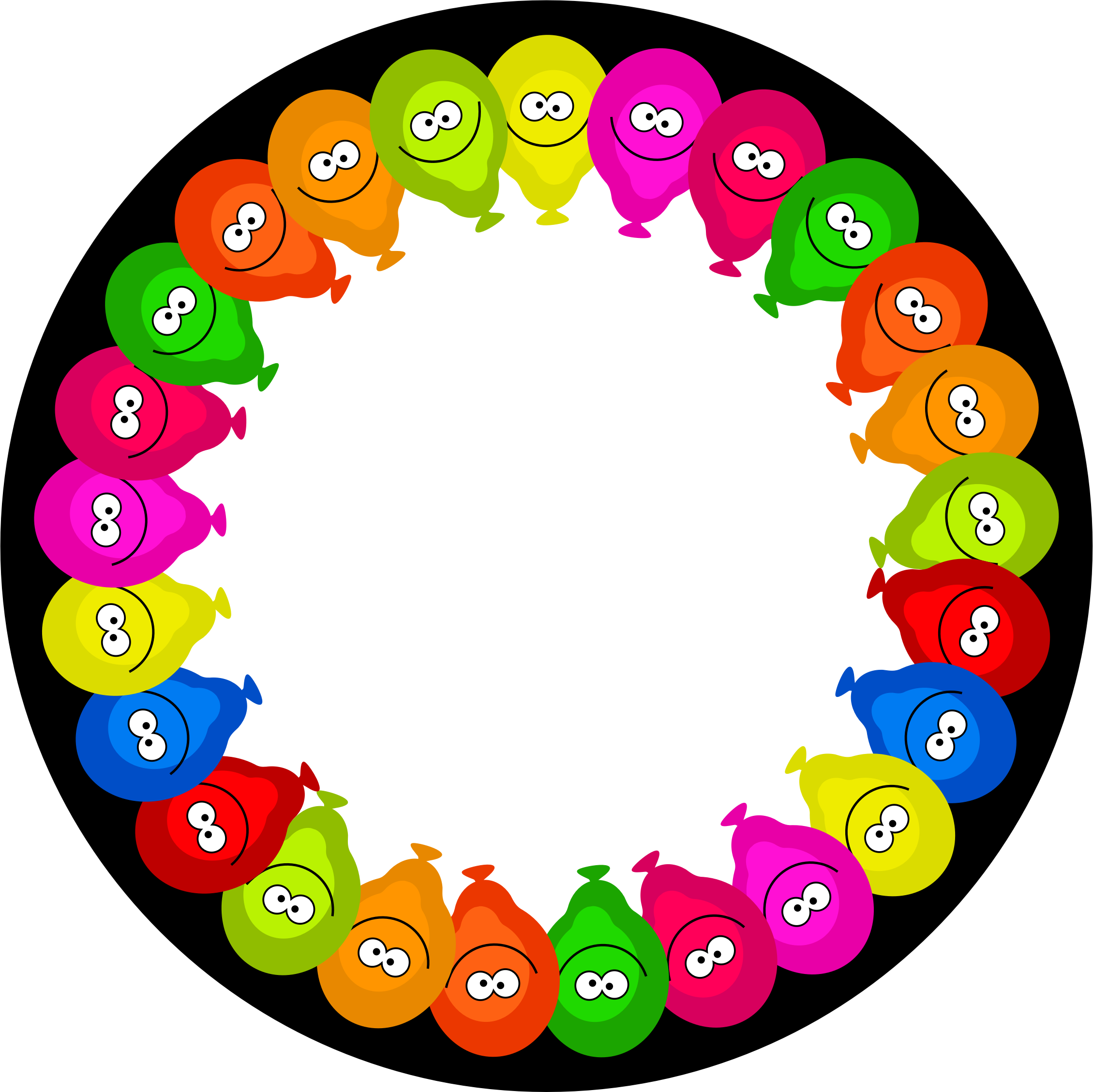 Round border clipart