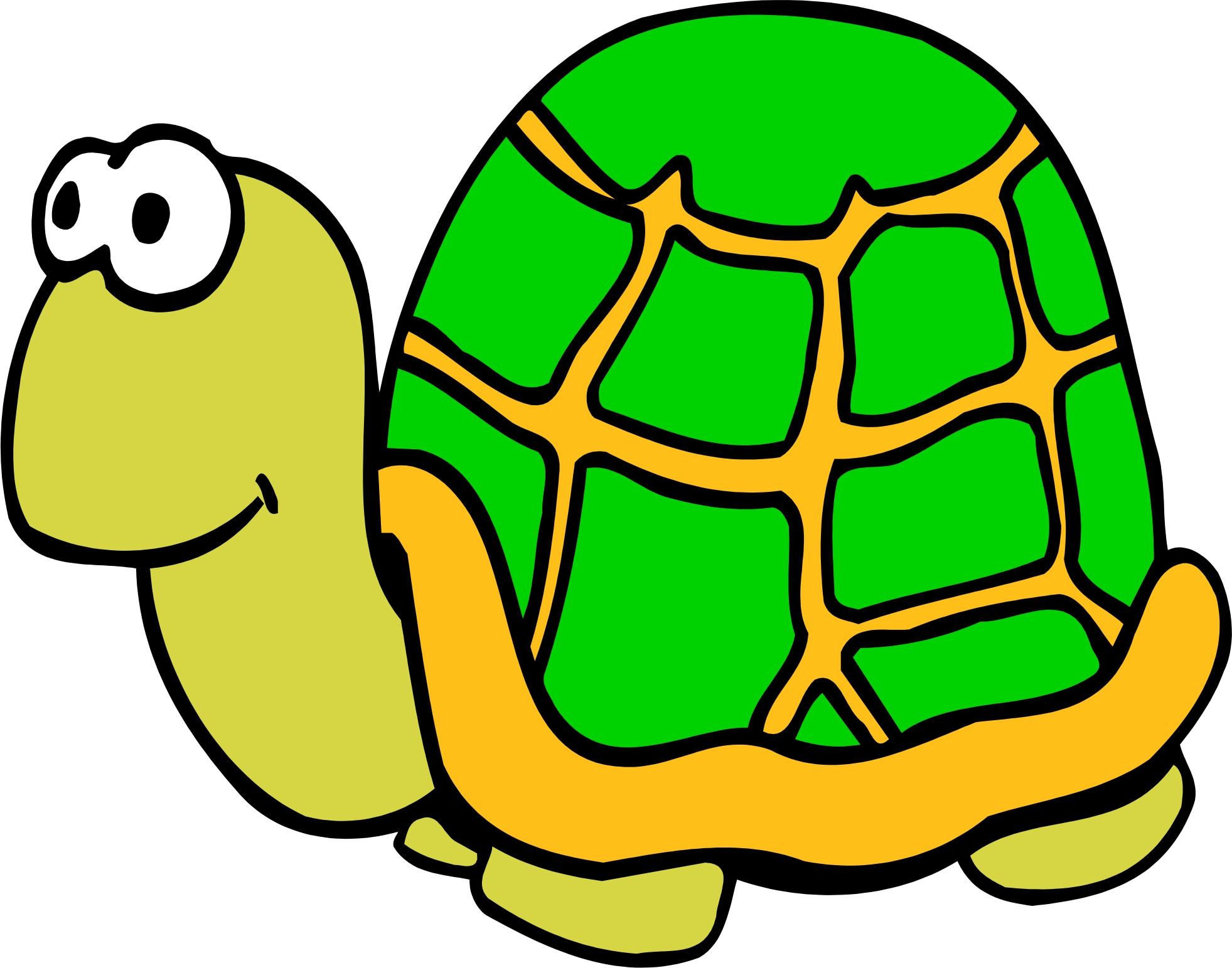Cartoon Image Of A Turtle