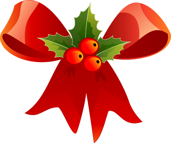 Christmas Bow Clipart