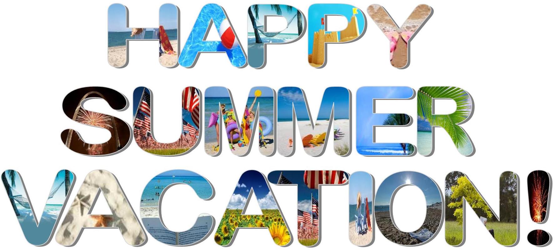 Summer vacation clipart free