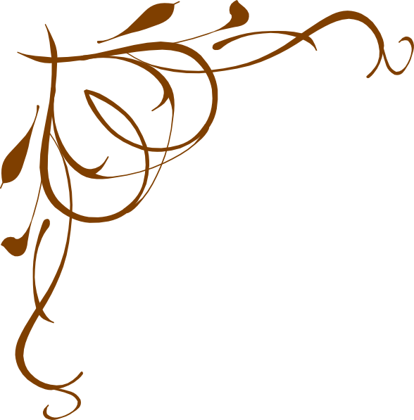Brown Vine Heart Clip Art - vector clip art online ...