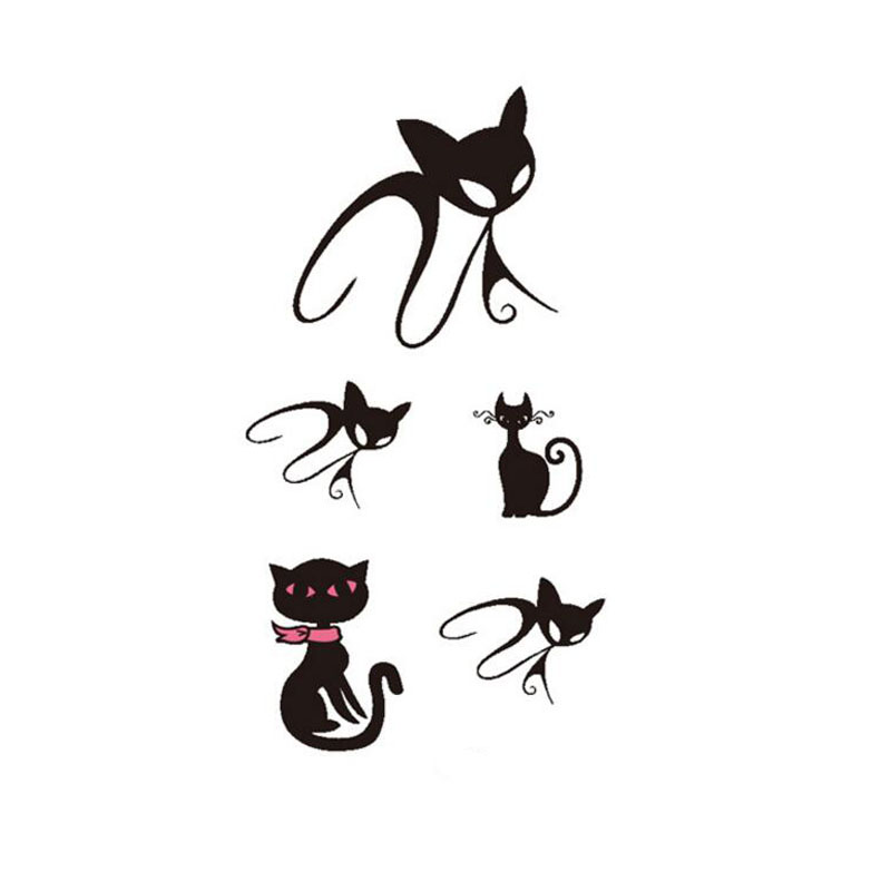 Aliexpress.com : Buy 10PCS Cute Black Cat Stencils Designs ...