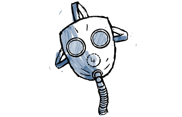 Ww1 Gas Mask Clipart