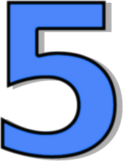Number 5 Clipart - Tumundografico