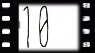 Film Countdown with film animation Motion Background - VideoBlocks