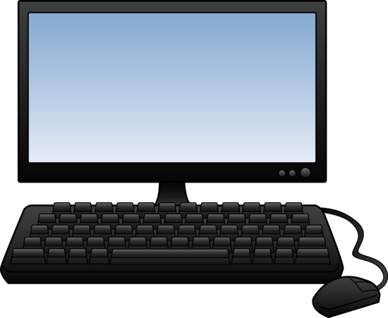 Desktop pc clipart free